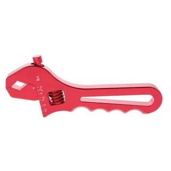 

Adjustable Wrench 7.5", Ratcheting Wrench AN3-AN16 Fitting Spanner