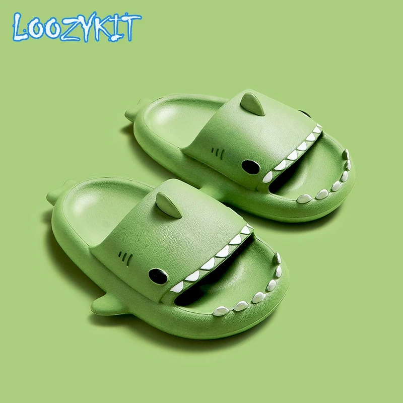 Shark Summer Children's Slippers Rainbow Shoes For Kids Toddler Baby Outdoor EVA Cartoon Print Cute Flat Heels Beach Sandals - Image 3