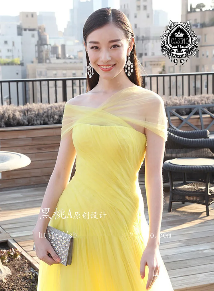 Robe de soiree, короткий рукав, желтое Тюлевое длинное ТРАПЕЦИЕВИДНОЕ вечернее платье, новинка,, сексуальное платье для выпускного вечера, официальное платье, праздничное длинное платье