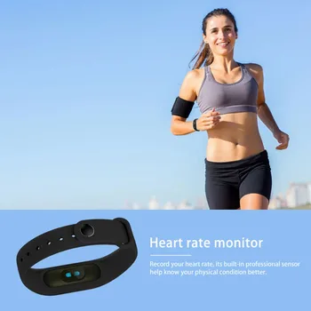 

Waterproof Sports Step Message Reminder Sleep Monitoring Smart Bracelet