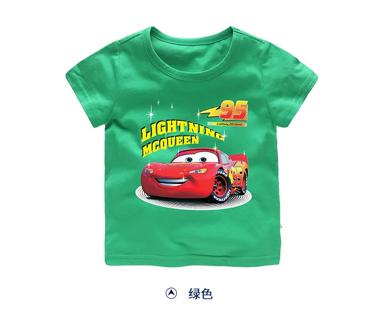 В Корейском стиле детская одежда для детей с героями мультфильмов летняя футболка с коротким рукавом детская одежда сети 64