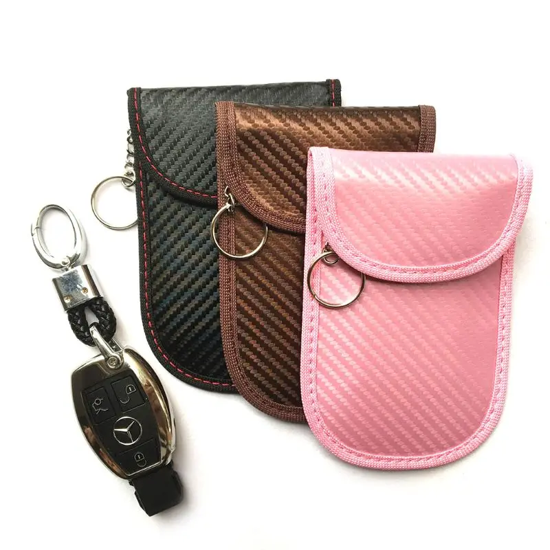 

RFID Signal Blocking Bag Cover Blocker Case Cage Pouch For Car Keys Radiation Protection