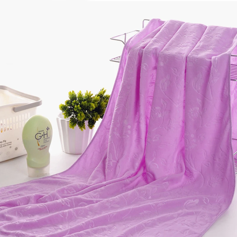 Цельное полотенце из микрофибры с рисунком медведя, 1 шт., пляжное полотенце, моющееся, прямоугольник, 70*140 см, банное полотенце, ткань для ванной