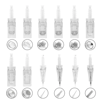 

10pcs Electric Pen Replacement Heads Needles Cartridges 9/12//36/42/nano For Ultima MYM/M5/M7 Dr.pen Auto Microneedle Skin Care