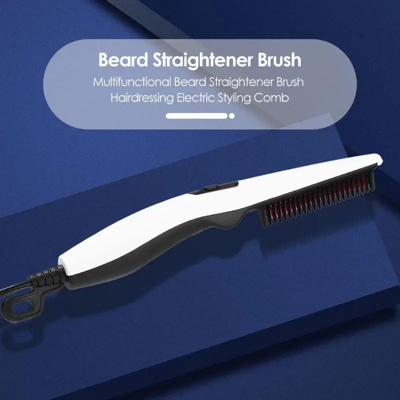 

Multifunctional Straighten Brush Hairdressing Hair Comb Brush Beard Straightener Hair Electric Hair Styler Comb For Men