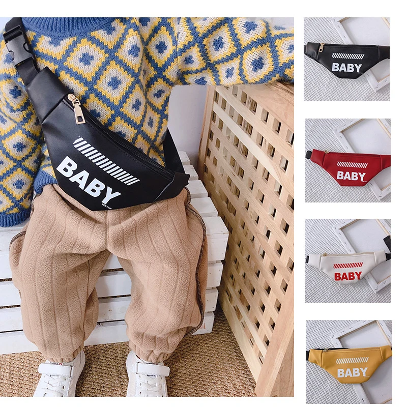

YoReAi Baby Kidney Bag Waterproof PU Bum Bags Children's Waist Pouch Belt Purse for Toddler Girl Fanny Packs for Boy Banana Pack