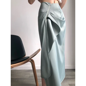 

New ZHOUYI Irregular Half length Skirt Female
