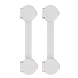 Serrure de sécurité pour tiroir de bébé, Anti ouverture pour porte d'armoire de réfrigérateur, boucle de Protection Anti pincement pour bébé 