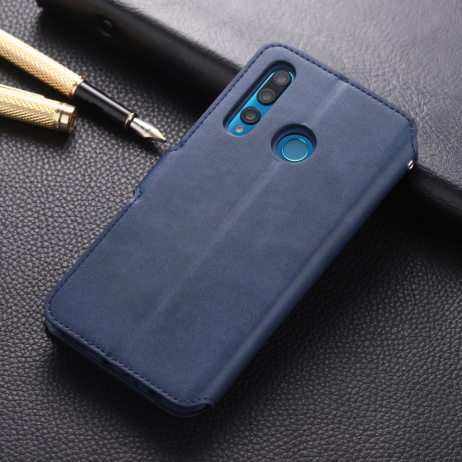 Azns кошелек телефон чехол для huawei P Smart Чехлы Чехол PU флип 6,21 дюймов Чехол для P Smart бизнес оболочки