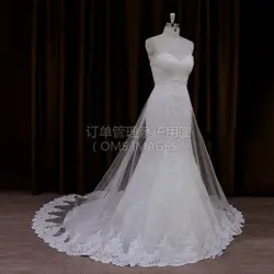 Wuzhiyi свадебное платье длиной до пола vestido de noiva Русалка свадебное платье без бретелек Милая robe de mariee платье без рукавов