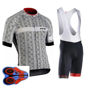 

NW 2020 Summer Cycling Jersey Short Sleeve Set Bike Bicycle Clothing ropa Ciclismo uniformes Cycle Clothes Maillot Bib Shorts #7