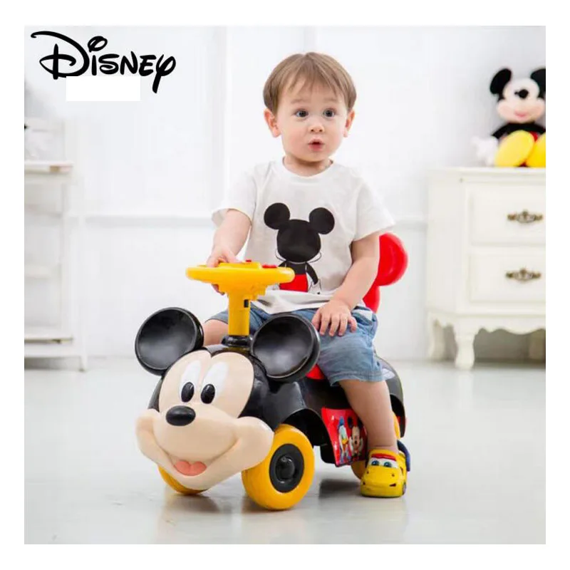 

Disney Children's Walker Anti-Measurement Flip Belt Guardrail Infant Child Yo car 1-3 Years Old Toddler Walker Luminous Music