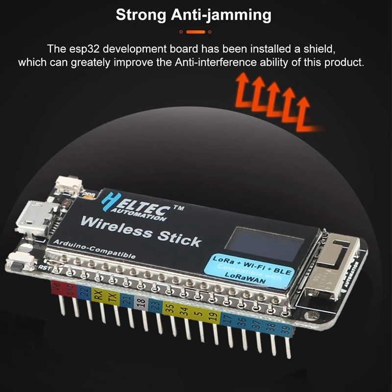 Esp32 макетная плата с 0,49 дюймовым oled-дисплеем Поддержка Wi-Fi Bluetooth, 240 МГц Esp32 Sx1276 Lorawan 64M-Bits Flash с 868/91