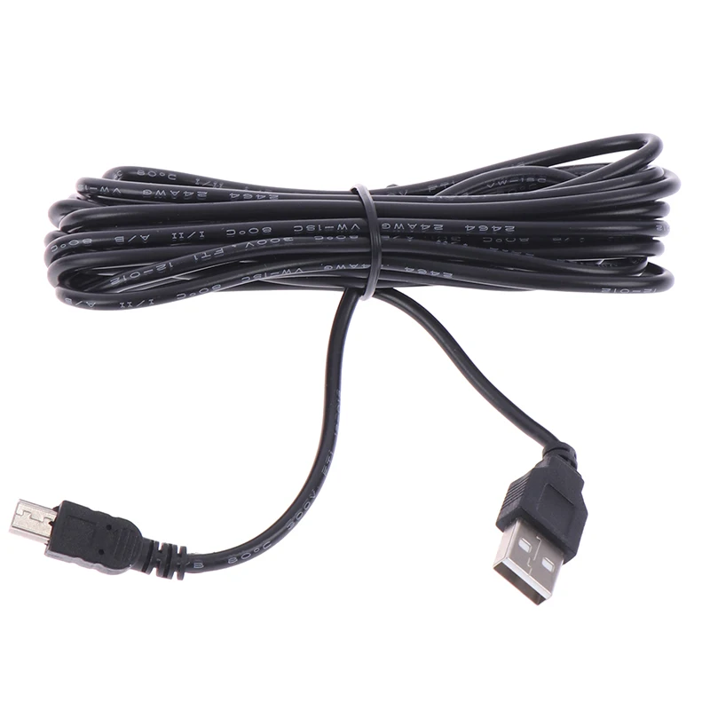 3.5M USB Type-A to Mini 5Pin direct plug charging cable for GPS navigator usb mini cable