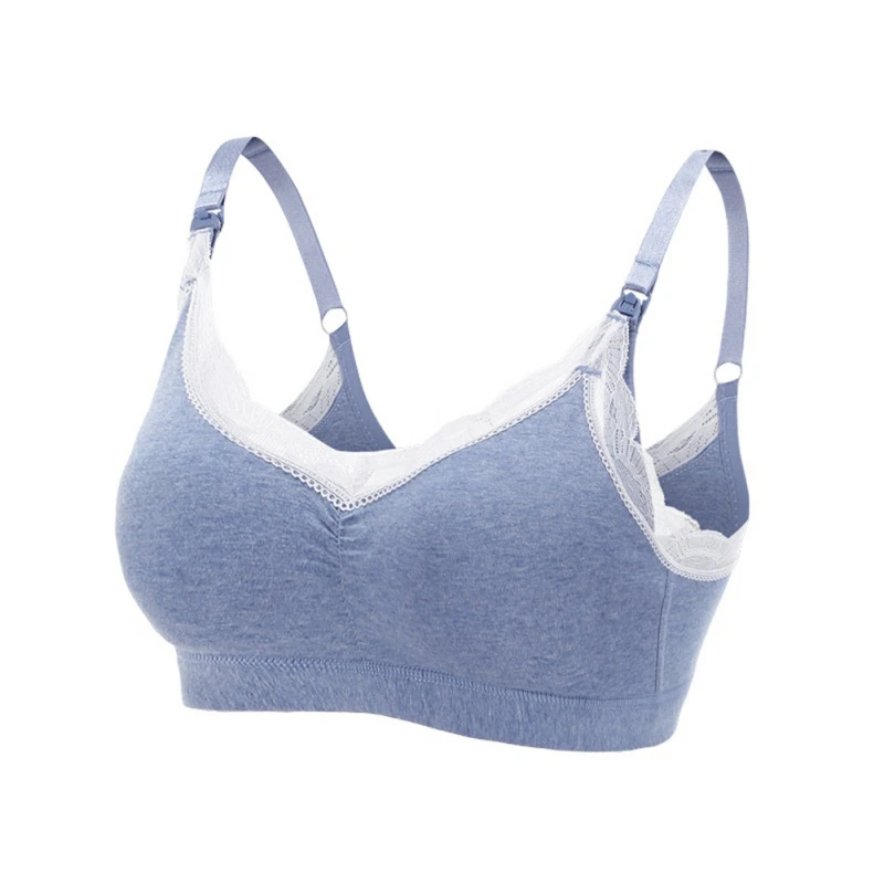 

Hot Pregnant Woman Nursing Underwear Anti-sag Gather Front Button Breastfeeding Maternity Bra Mothers Clothings