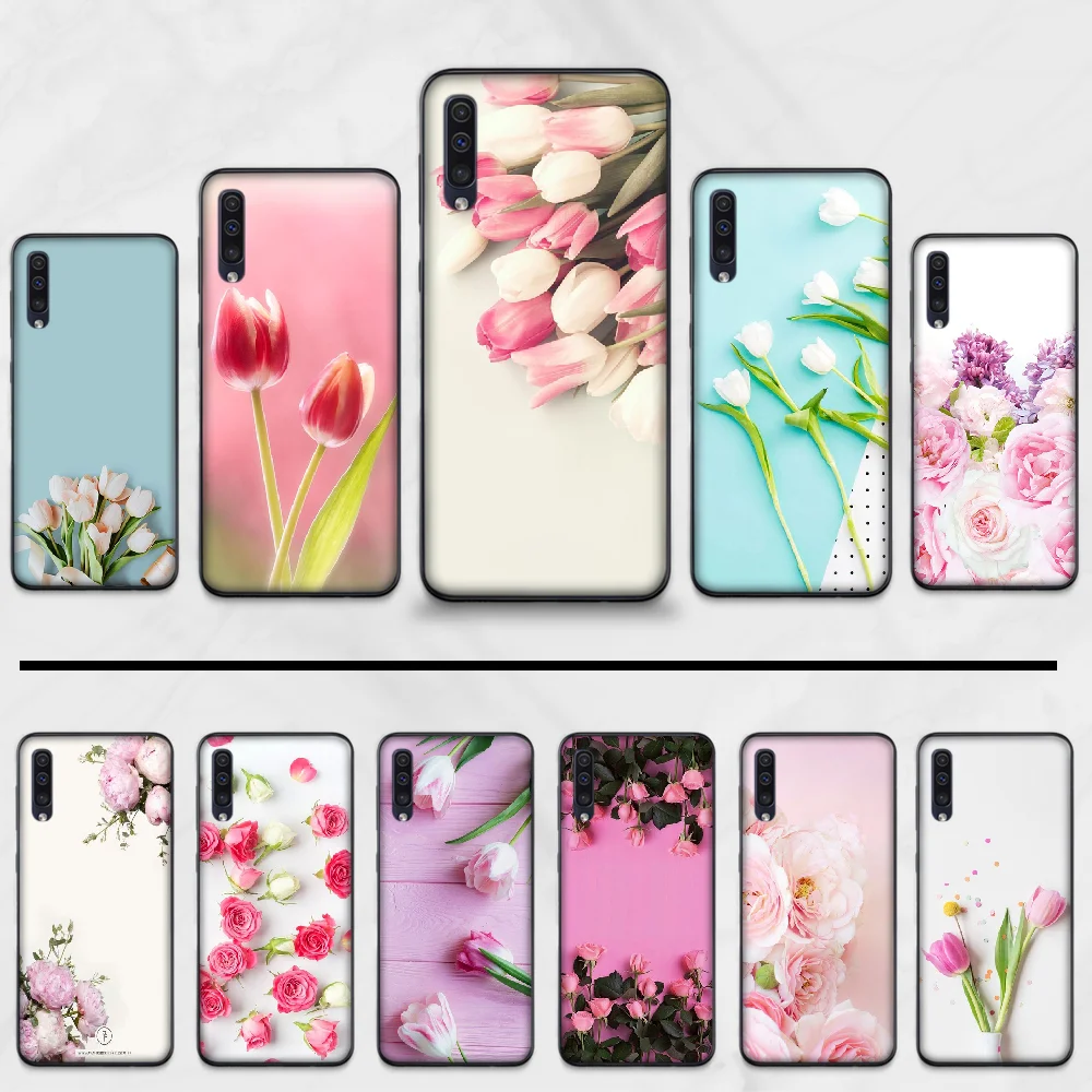 Мягкий черный чехол для телефона Samsung Galaxy A 3 6 7 8 10 20 30 40 50 70 71 10S 20S 30S 50S PLUS|Бамперы| |