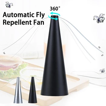 

2020 Multifunction Fan Leaf Flycatcher Meat Stall Fruit Shop Catch Fly Flies Mosquito Repellent Household Fan Mosquito Repellent