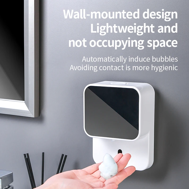 

Automatic Washing Machine Foam Antibacterial Smart Sensor Soap Dispenser Hand Sanitizer Home Wall Hanging With LED Display