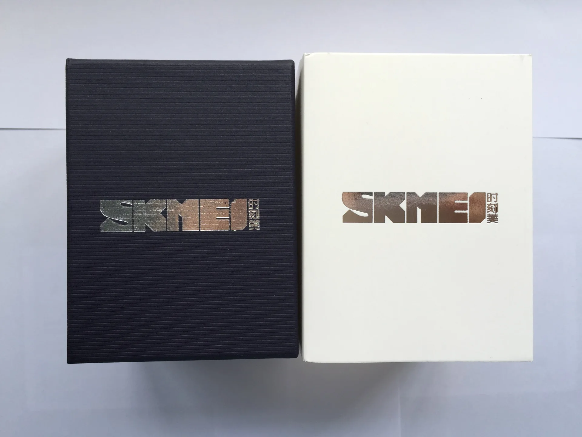

Skmei Genuine Product Quartz Watch Only Blue Carton plus External White Cardboard a Set of Gift Box Packaging