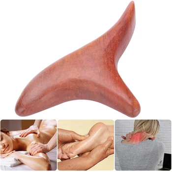 

Wooden Triangle Body Massager Acupuncture Therapy Reflexology Relax Stress Tool Sports Full Body Muscle Massager