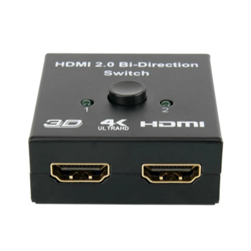 

HDMI 2.0 Bi-Direction Switch 1080P 3D 4Kx2K HDMI Switcher 2X1 or 1X2 HDMI Splitter Switch for DVD HDTV Xbox PS4 NS Switch