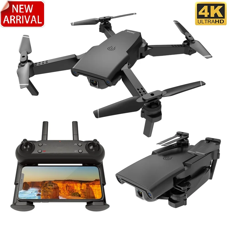 

2020 New S8 Drone 1080P 4K HD Optical Flow Dual Camera WIFI FPV Real-time Transmission Foldable Four-axis RC Aircraft Toy