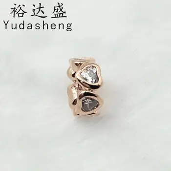 

Rose Gold Love Spacer Is Suitable for Women's Jewelry Original High-quality Gift Recommendation
