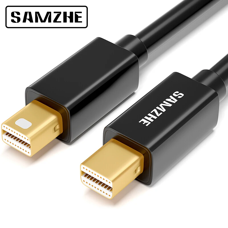 SAMZHE новый высококачественный Мини DP к Displayport Кабель dp адаптер для Macbook/Mac Lenovo Dell 4K
