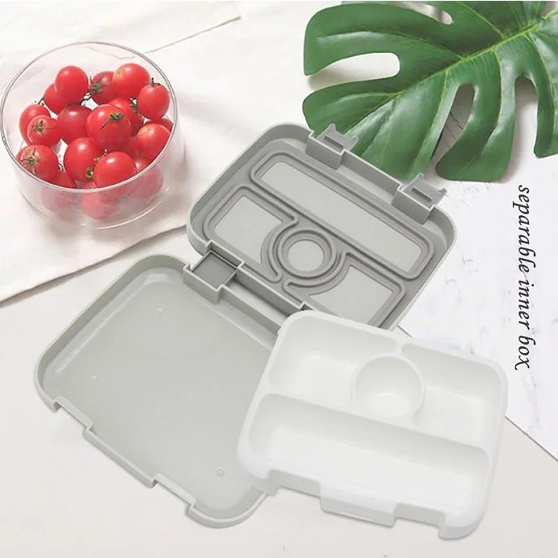 MICCK BPA Бесплатный Ланч-бокс для детей с отсеком для микроволновки ...