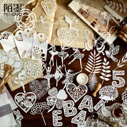 vintage lace flower papers journal art dream catch laser cut papers craft scrapbook decorative papers