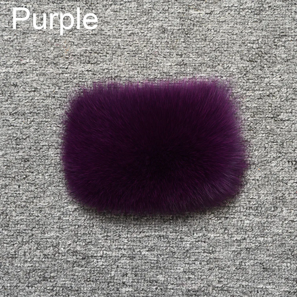 Winter Fashion Elastic Headband Fox Fur Headwear Racccoon Fur Women's Fluffy Real Fur Band S8300 hair barrettes for adults Hair Accessories