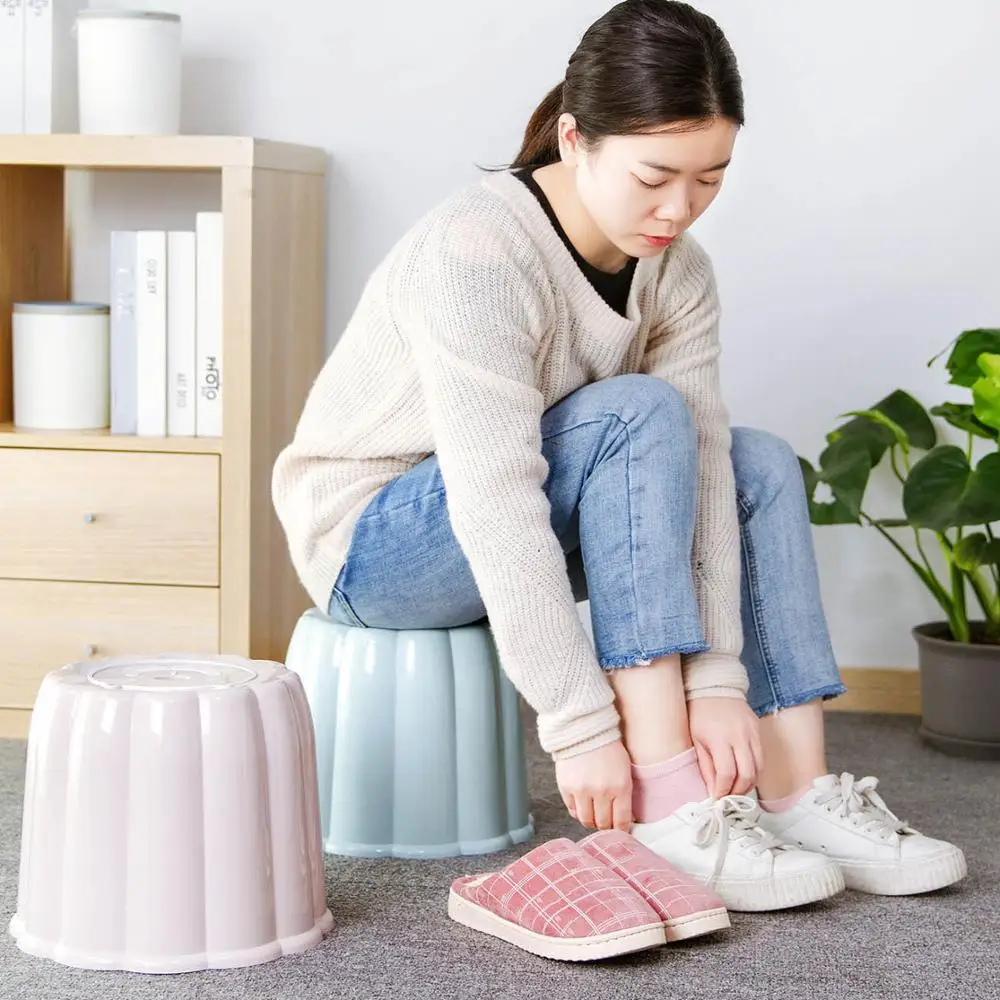 Round Cartoon Storage Stool Home Living Room Adult Shoe Bench Children Plastic Pad Small Bench Stool Round Cartoon Storage Stool Home Living Room Adult Shoe Bench Children Plastic Pad Small Bench Stool