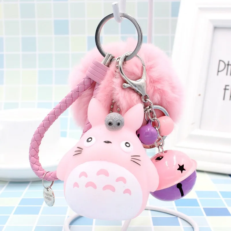 5 Горячая мини мой сосед синий Тоторо плюшевый брелок игрушка kawaii Аниме Тоторо зонтик мягкие плюшевые брелки подарок - Цвет: 5