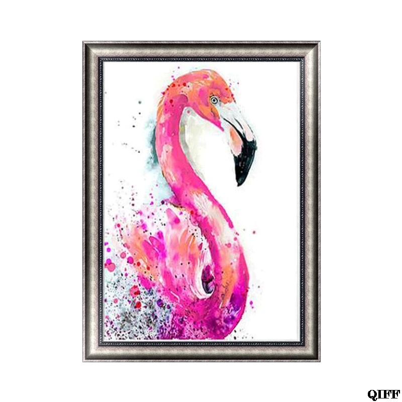 5D Сделай Сам Алмазная картина Фламинго Птица вышивка крестиком домашний декор