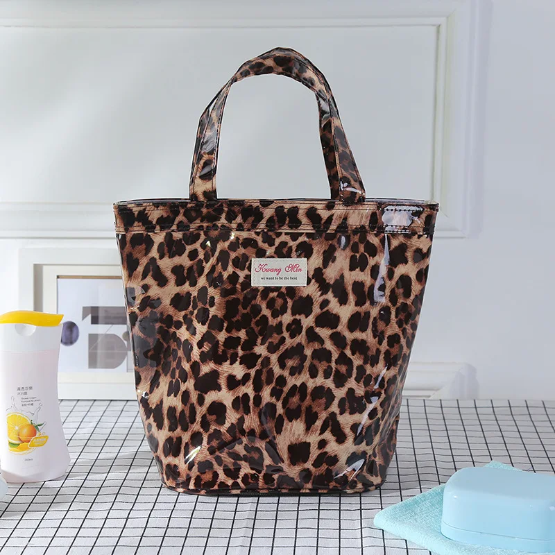 Leopard Cotton Item-Organizer Printing Cute New for Student Storage-Bags Stuff-Pouch