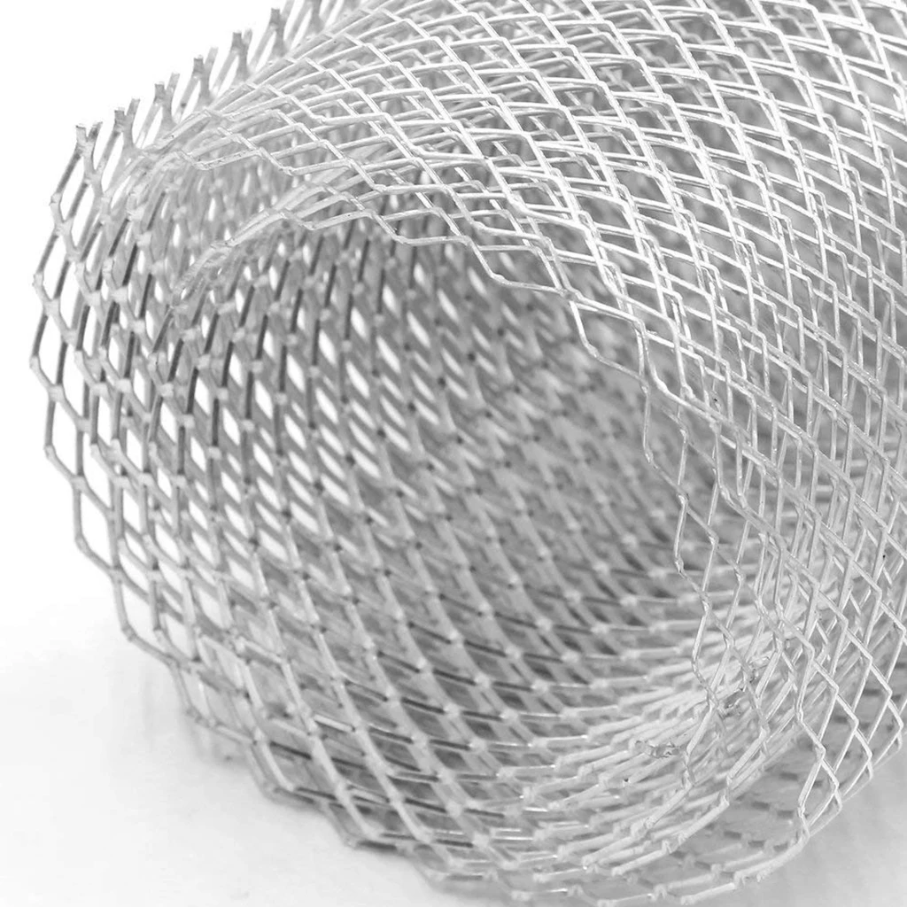1 Pcs 40x13 Inch Car Grille Mesh Net Sheet Aluminum Alloy Sea Gull Shape Grill Cover 0.31x0.98 Inch Aluminum Alloy
