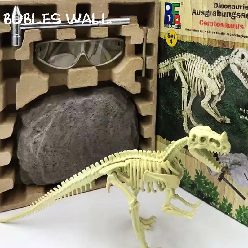 Ceratosaurus плюс Копать Комплект динозавров кости игрушка забавные игры игрушки в
