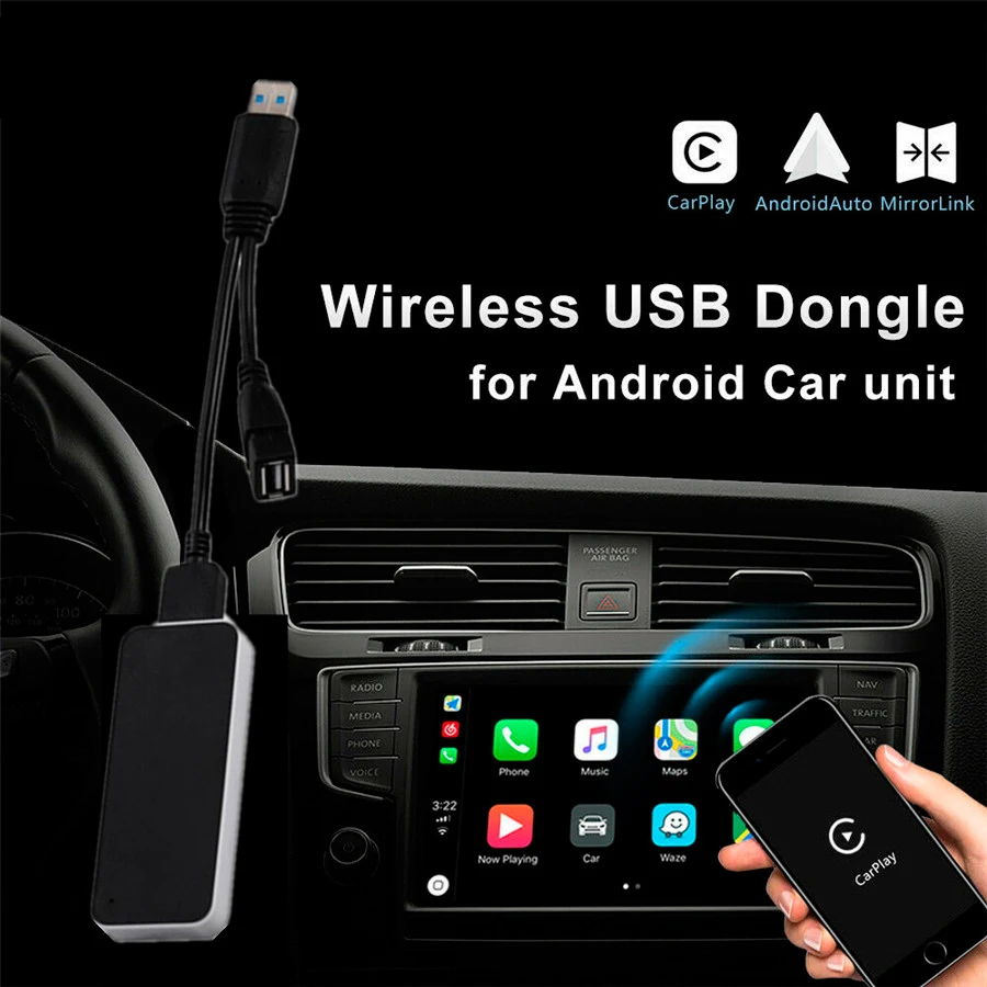 Wireless  Smart Link Apple Carplay USB Dongle for Android Navigation Player Android Iphone