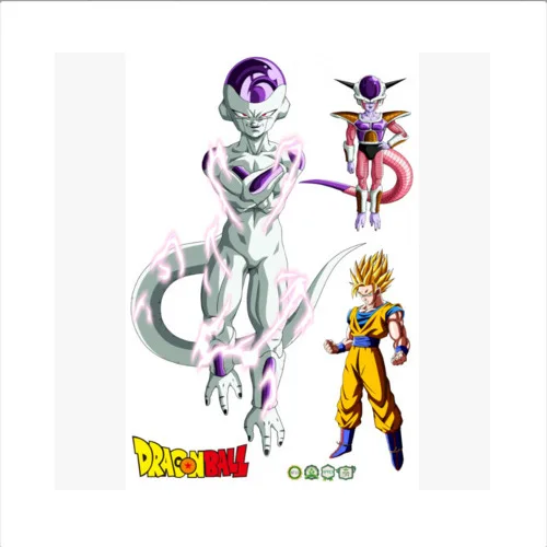 B715-90x60 Наклейка s Виниловая Наклейка Декор Dragon Ball Z Гоку мультфильм 3D дети аниме разбиться настенное украшение для комнаты мальчик девочка стена - Цвет: B715-90x60