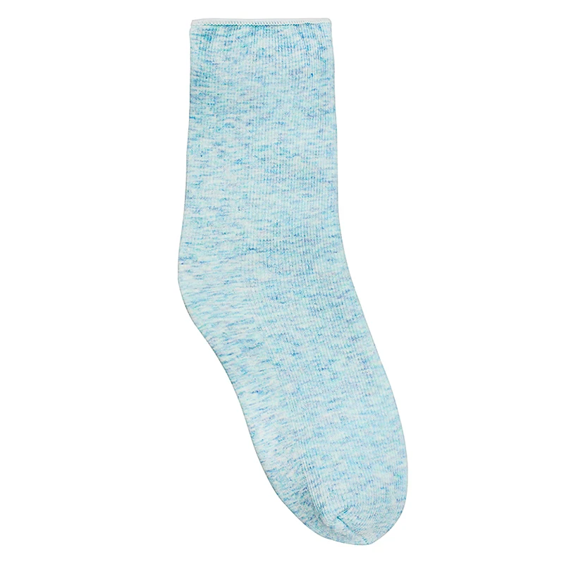 10 Color Wram Socks Women Anti-cashmere Thicken Solid Sox Casual Soft Cozy Sleeping Snow Female Socks Winter - Цвет: Небесно-голубой