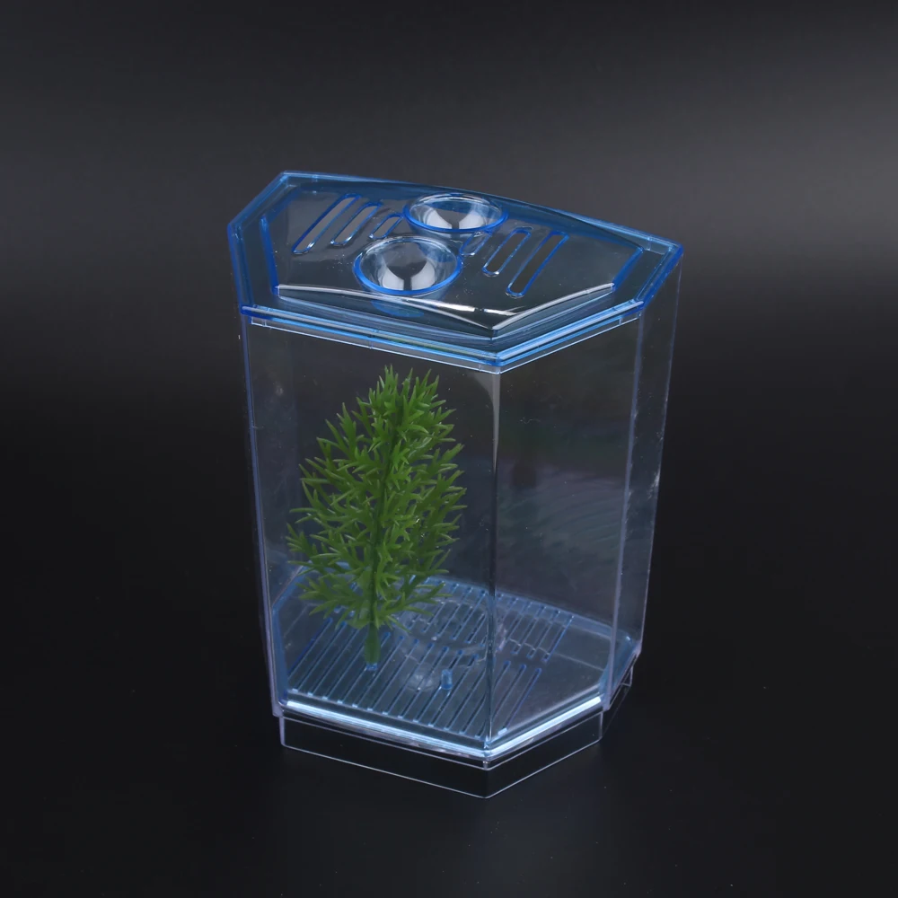 SOLEDI Partition Environmental Spawning Fish Tank DIY Goldfish Water Grass Odorless Spawning Box Fishbowl Aquarium Shrimp
