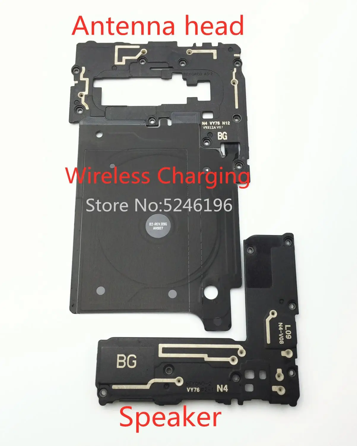 

For Samsung Galaxy S10 Plus G975 G975F wireless charging board speaker antenna head accessories three piece repair accessories