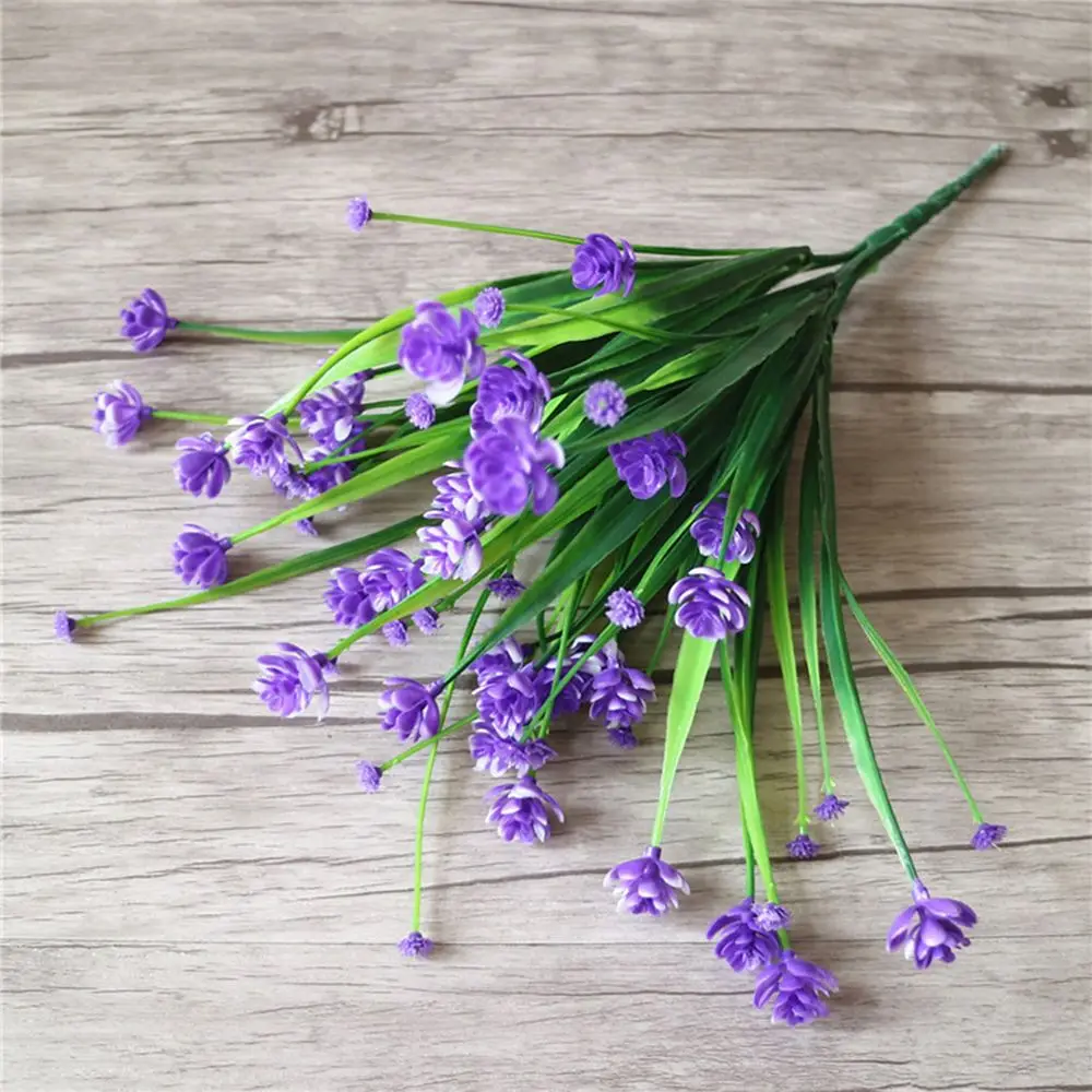 New arrivals Vintage Water Grass Rose Artificial Flower DIY Gypsophila Arrangement Wedding Decoration Plastic Fake Flower