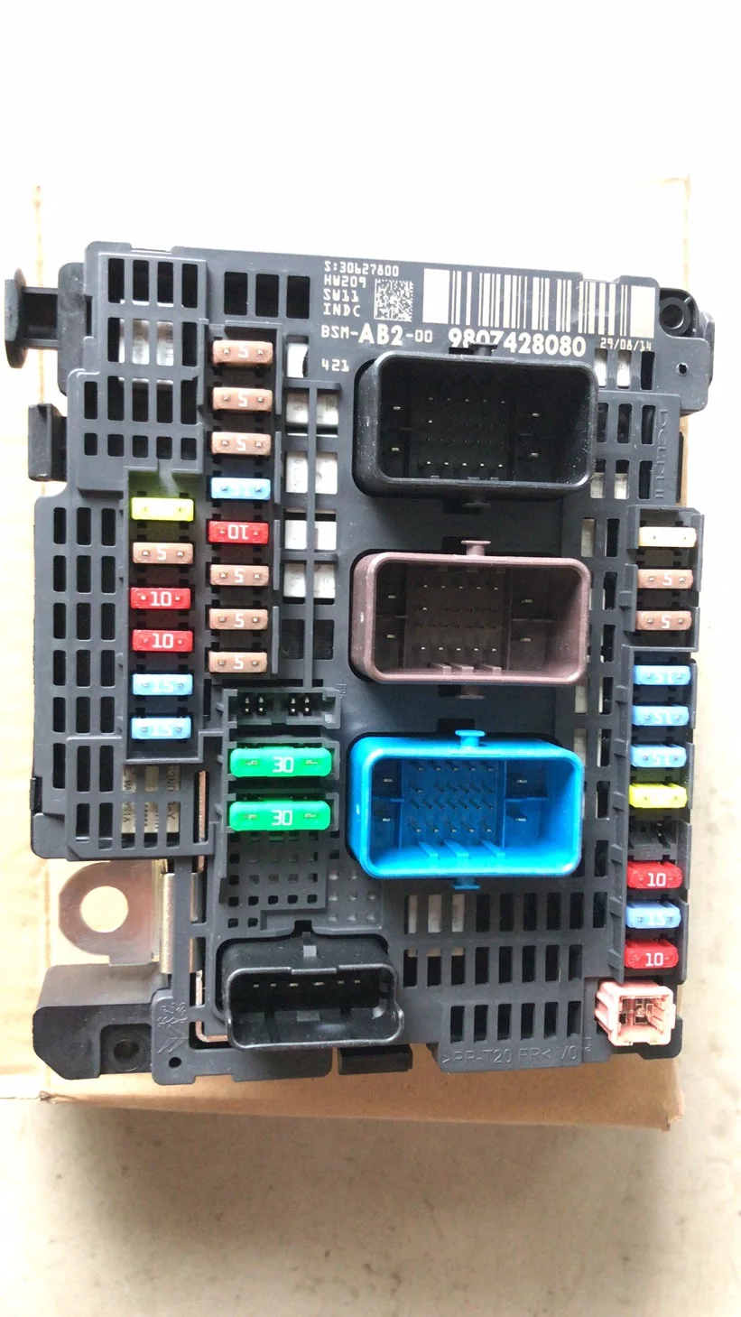 Original fuse box body computer body control unit control module 9807428080 for Peugeot 508 Citroen DS4 C4