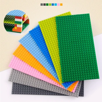 

16*32 Dots Base Plate For Small Bricks Baseplate Board City DIY Building Blocks Set Parts Educational Toys For Children Gifts