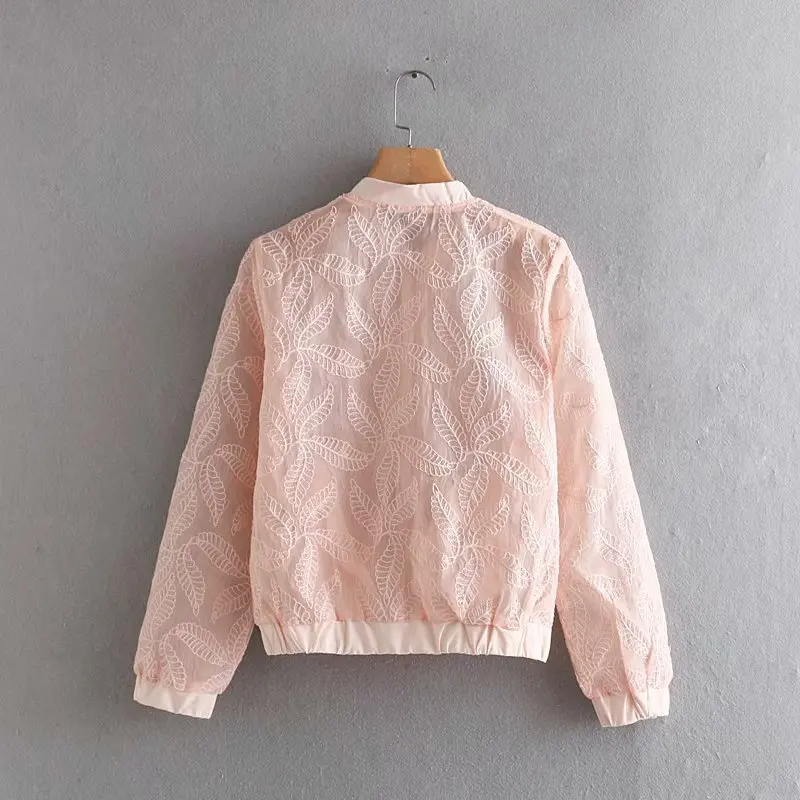 

WOMEN'S Dress 2019 Summer New Style Machine Embroidery Stand Collar Zipper Sun Protection Clothing Women's Y8860