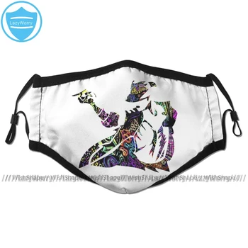 

Michael Jackson Billie Jean Mouth Face Mask Michael Jackson Psychedelic Facial Mask Fashion Cool with 2 Filters for Adult