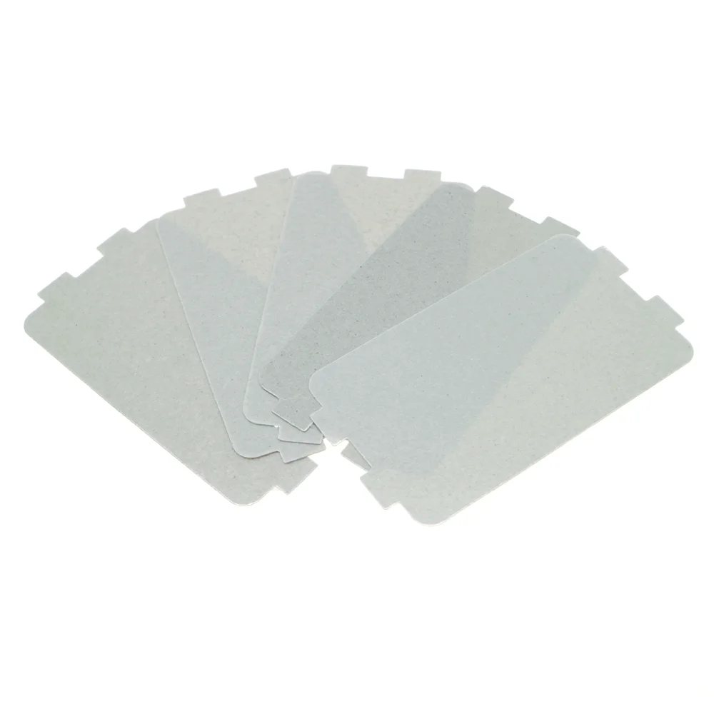 5pcs Thicker Spare parts for microwave ovens mica microwave 10.7*6.4cm mica sheets for Midea magnetron cap microwave oven plates 5pcs mica plate sheets microwave oven replace part 120x150mm universal for midea mar28