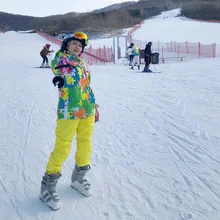 Зимние бренды, женские лыжные куртки и брюки, водонепроницаемые, теплые, лыжные, лыжные, сноубордические костюмы