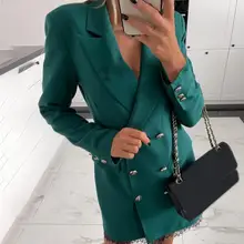 

Stylish Lady Blazer Regular Sleeve Outwear Elegant Turndown Collar Blazer Suits Jacket Office Lady Blazer Suits Jacket